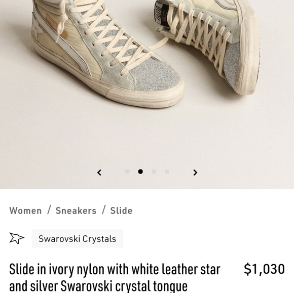 Golden Goose Slides Swarovski Crystal Tongue 38 - Picture 7 of 7